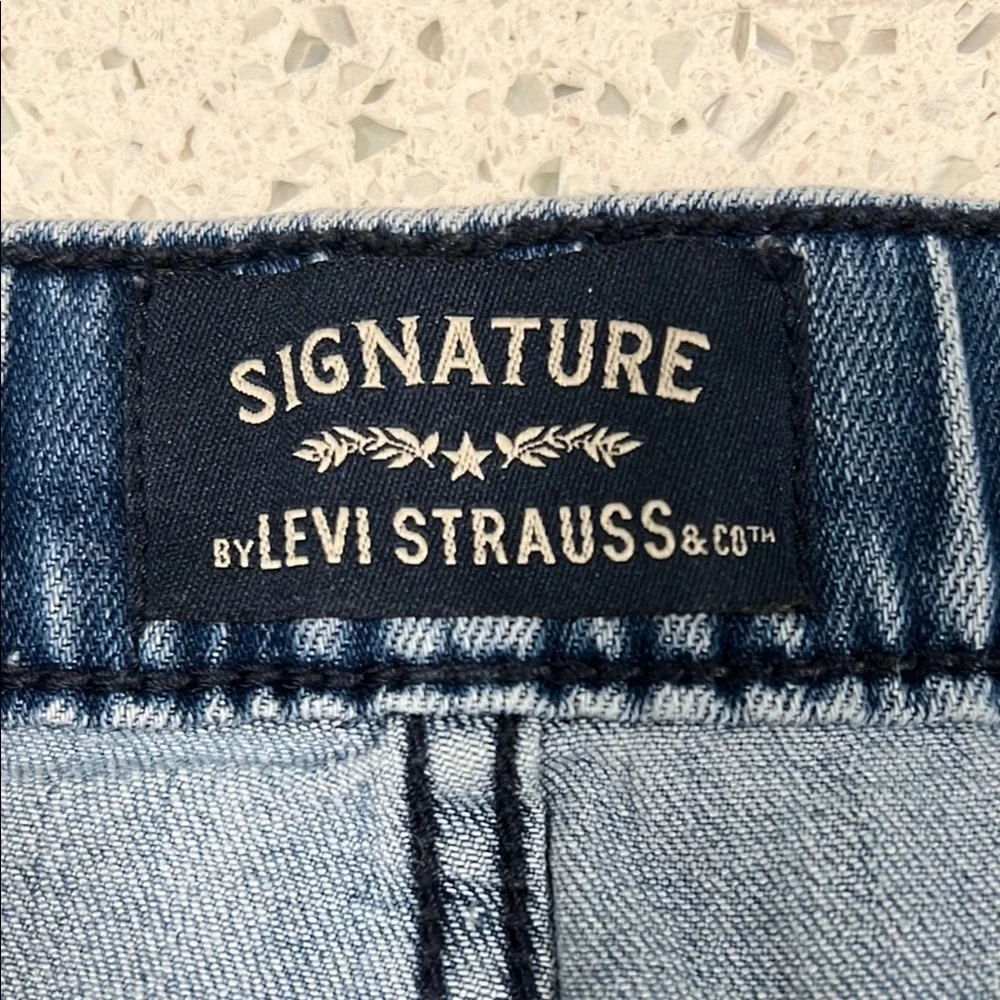 LEVI'S Distressed Stretch Comfort Men's Raw Hem Denim Shorts Size Medium 34” - Picture 5 of 12